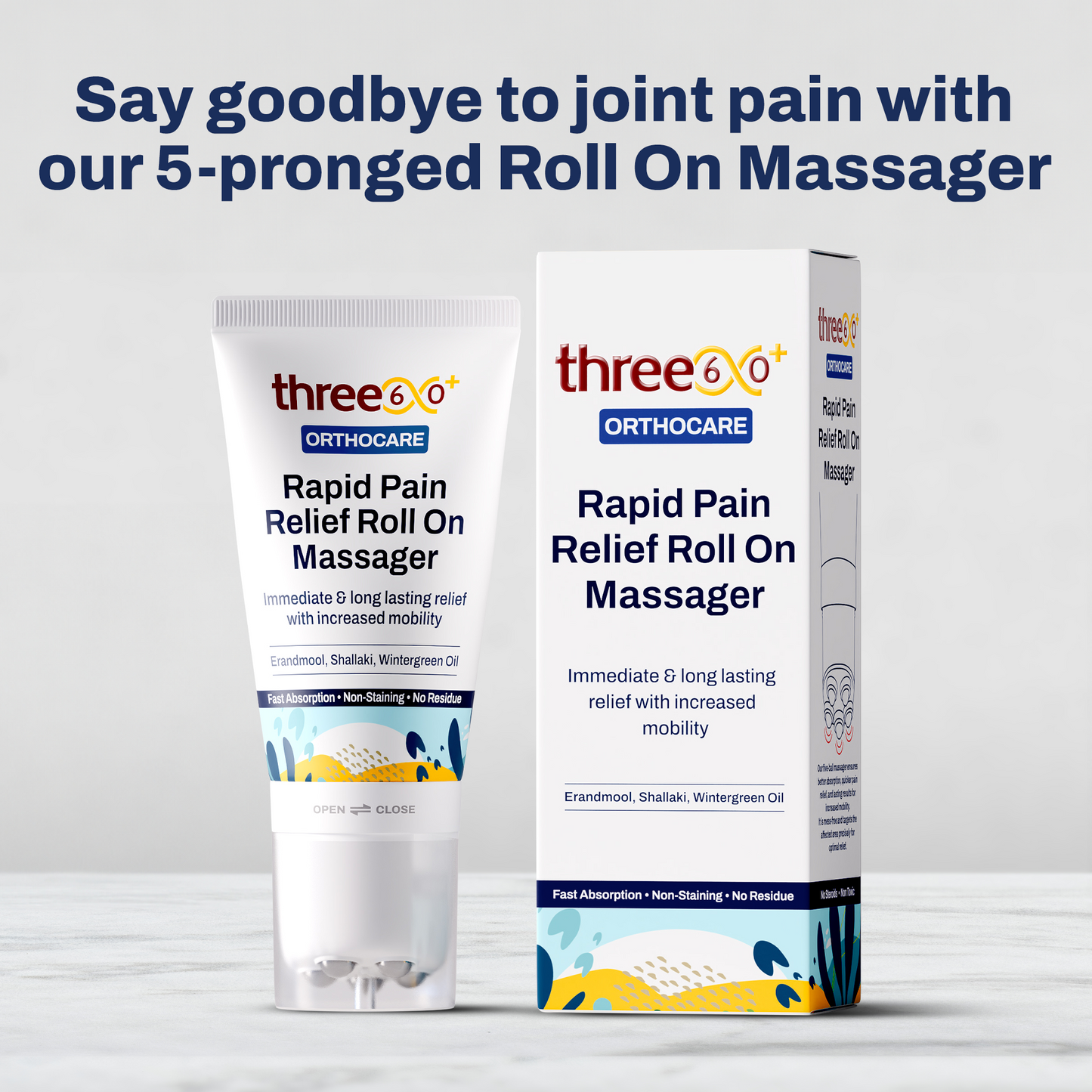 Rapid Pain Relief Roll On Massager