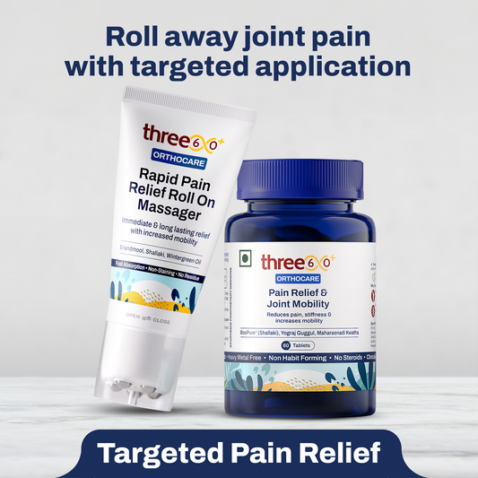 Rapid Pain Relief & Joint Mobility Combo (Tablets+Roll On)