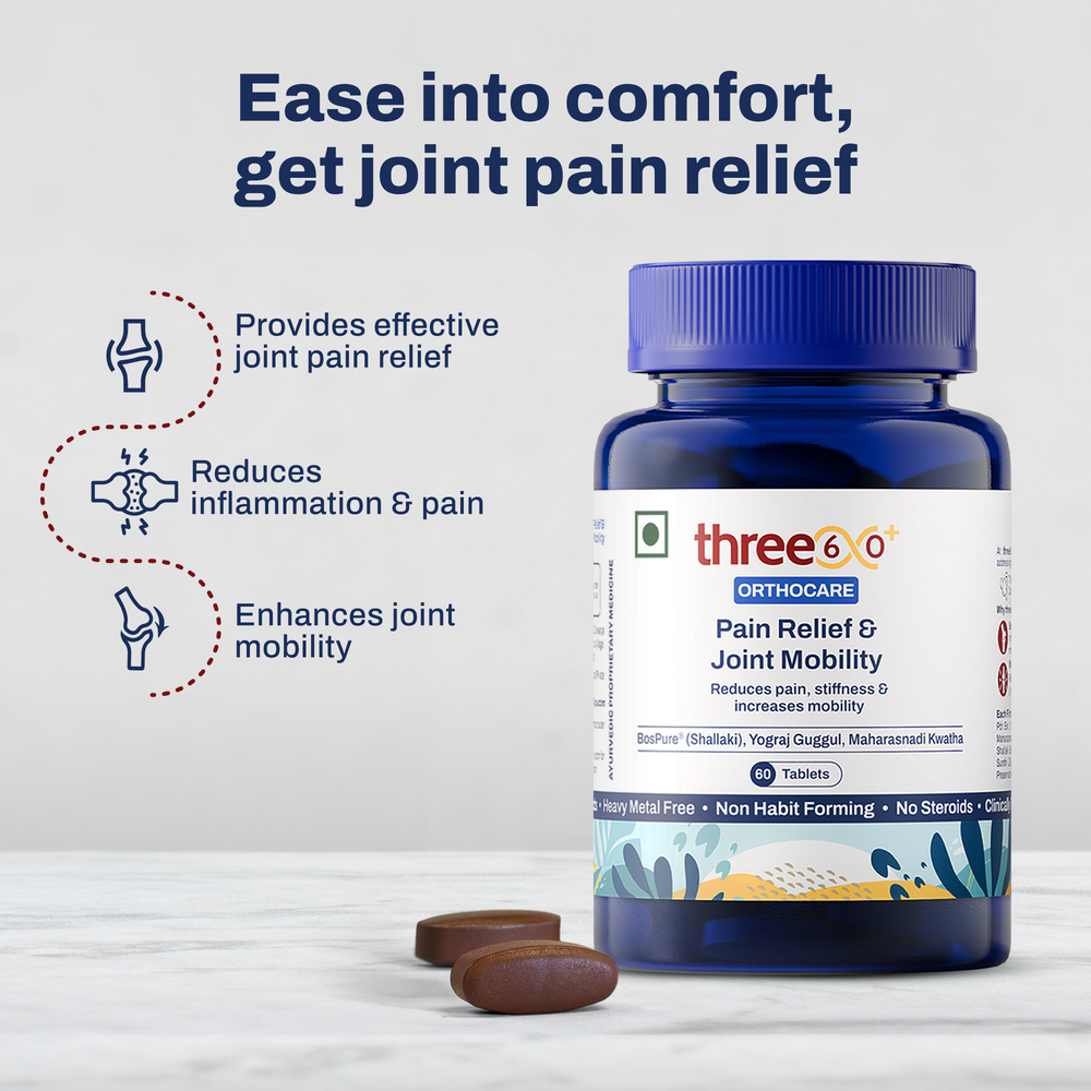 Rapid Pain Relief & Joint Mobility Combo (Tablets+Roll On)