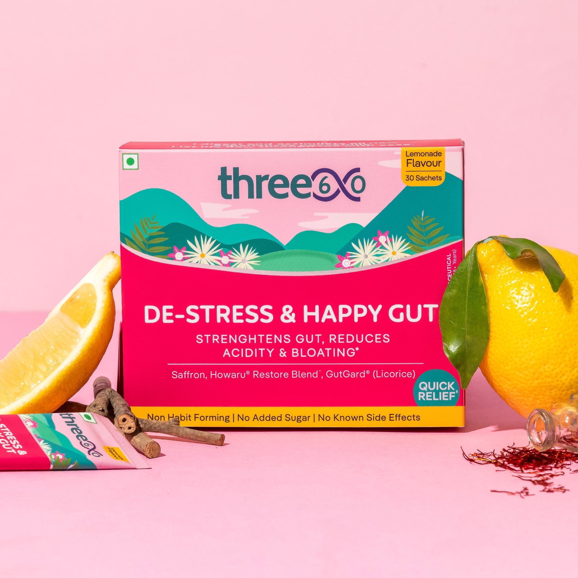 <div>     <h5>Happy Gut</h5>     <p>Digest with ease</p> </div>